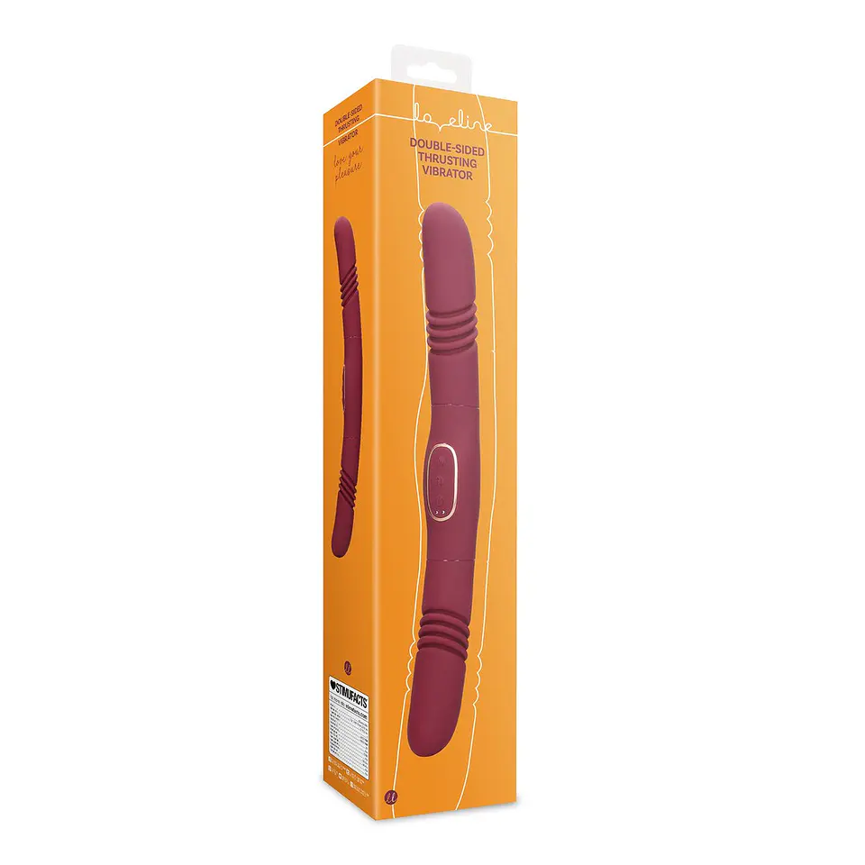 Vibrador Double-Sided Thrusting Merlot Grape Loveline 2