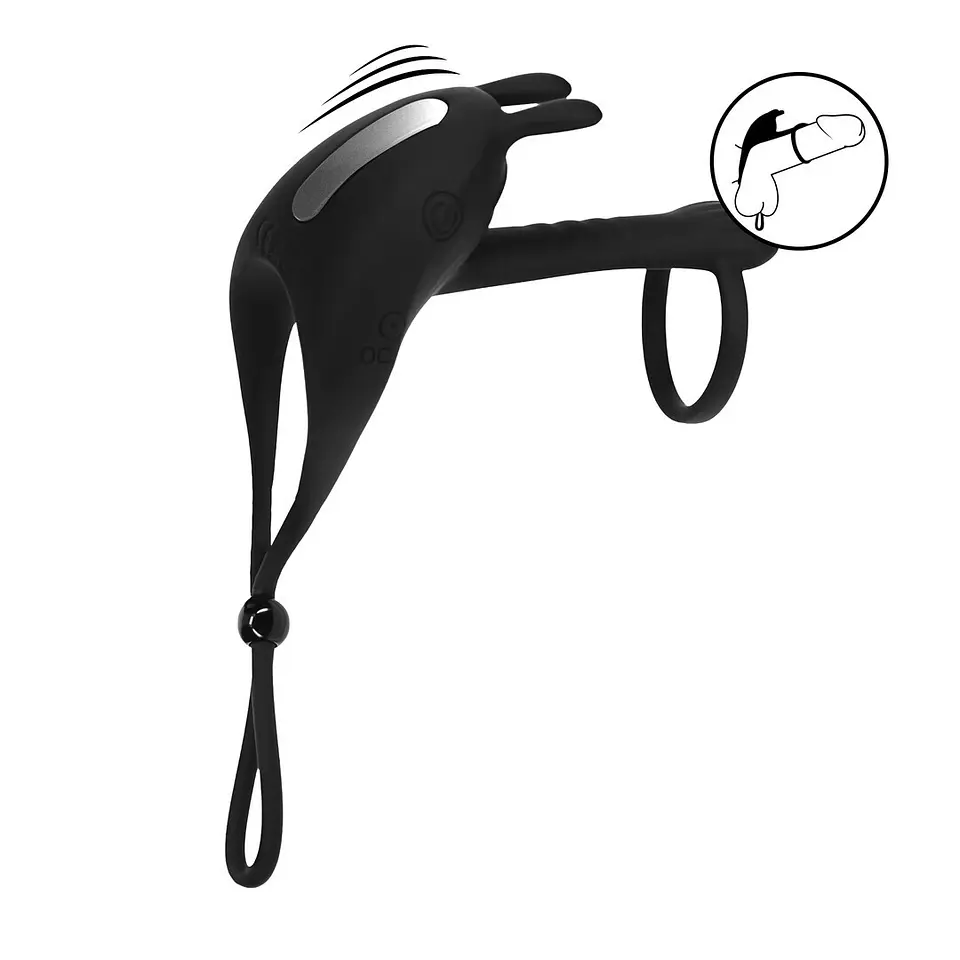 Anel Vibratório e Ajustável para o Pénis em Silicone Levelz 1