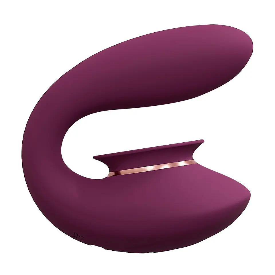 Twitch 3 Vibrador Recarregável e Sucção Bordô Innovation 3