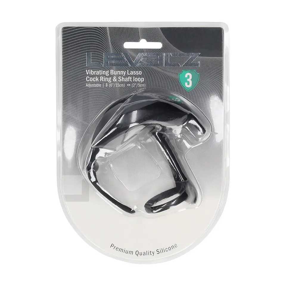 Anel Vibratório e Ajustável para o Pénis em Silicone Levelz 2