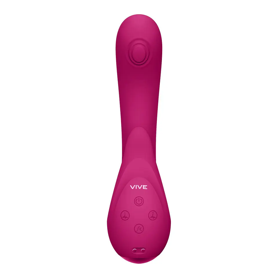 Vibrador Miki Pulse Wave Flickering G-Spot Rosa Vive 3