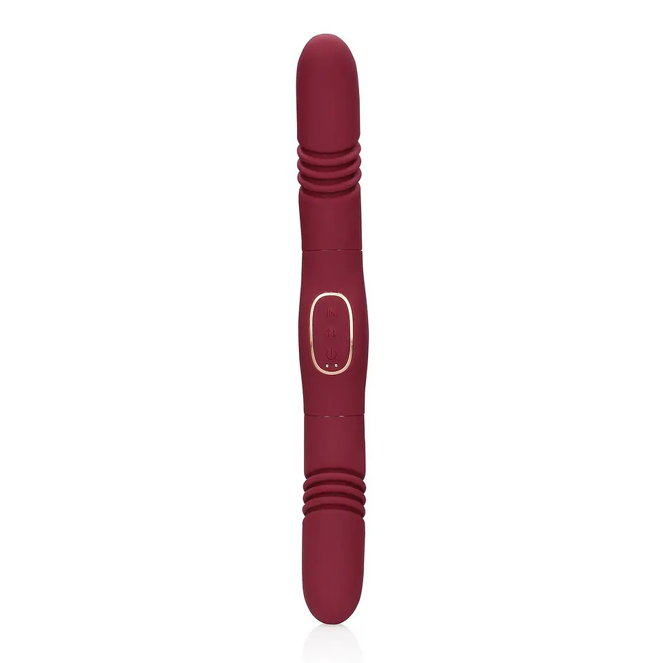 Vibrador Double-Sided Thrusting Merlot Grape Loveline 5