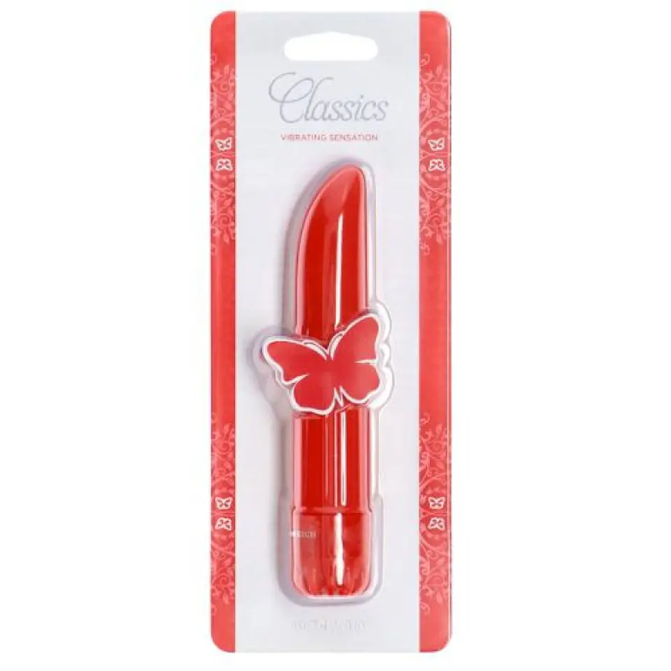 Vibrador Classics Vermelho Pequeno Toyz4lovers 3