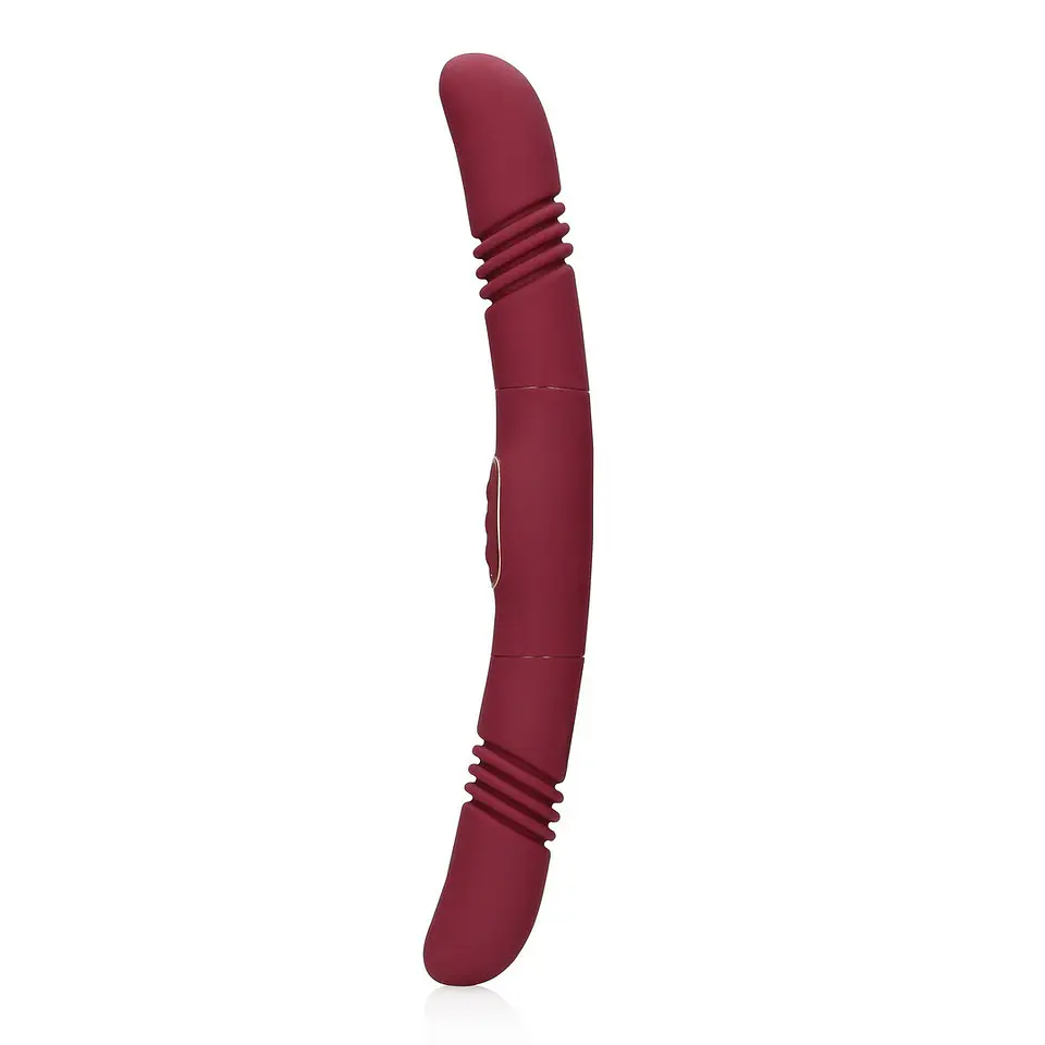Vibrador Double-Sided Thrusting Merlot Grape Loveline 6