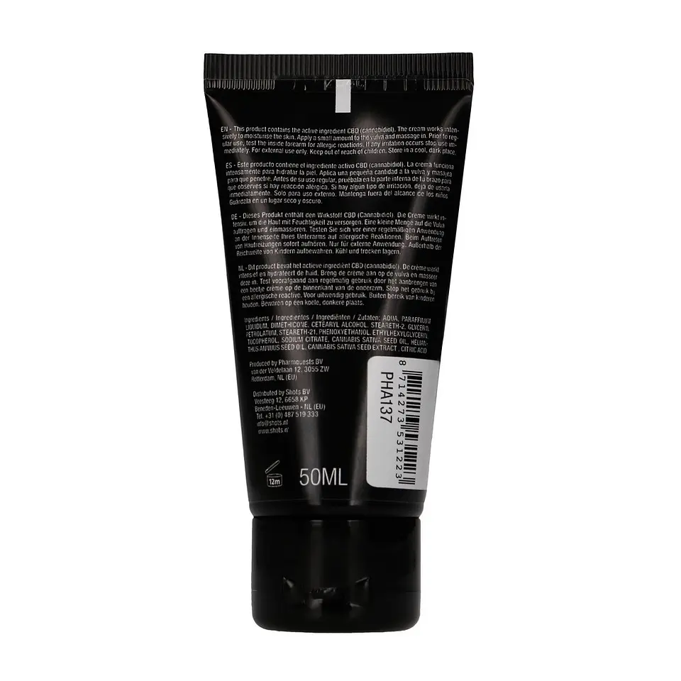 Creme para Mulher com CBD Cannabis 2 Fl Oz 50 ML Pharmquests 3