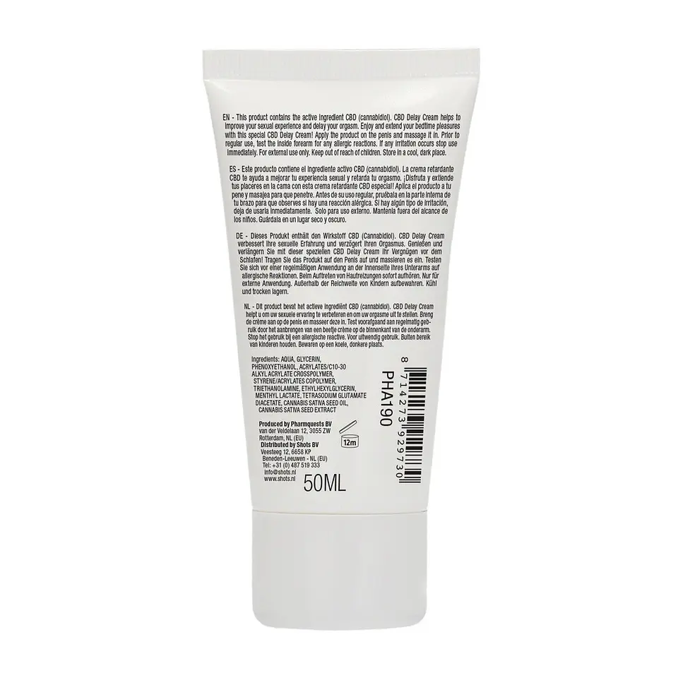 Creme Retardante Natural CBD 2 Fl Oz 50 ML Pharmquests 3