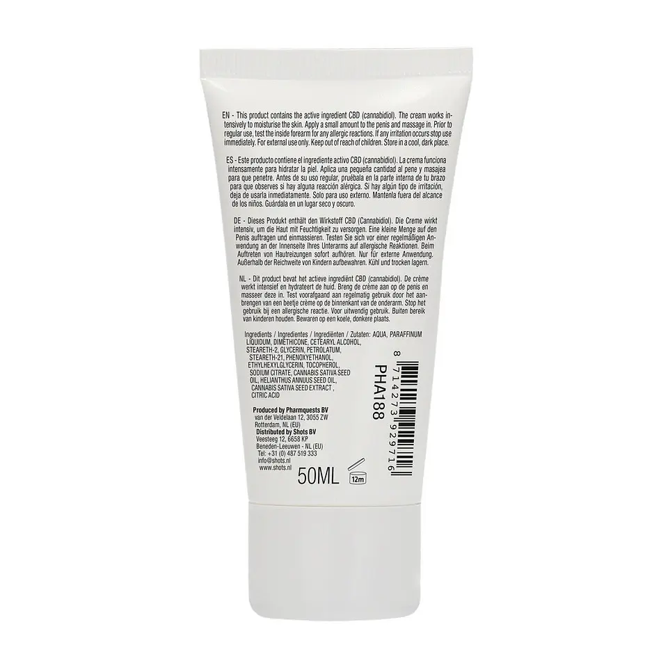 Creme para o Pénis Natural CBD 2 Fl Oz 50 ML Pharmquests 3