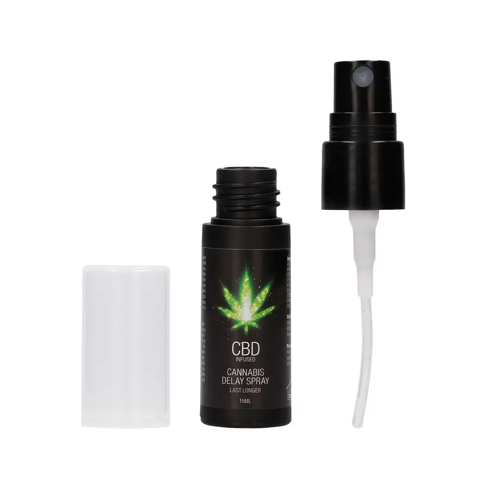 Spray Retardante com CBD Cannabis Delay 0.5 Fl Oz 15 ML Pharmquests 3