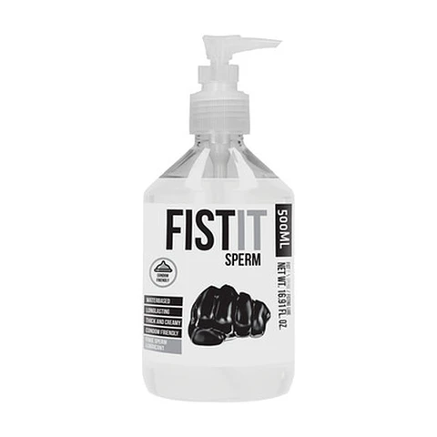 Lubrificante à Base de Água com Aspecto de Esperma 17 Fl Oz 500 ML Fist It