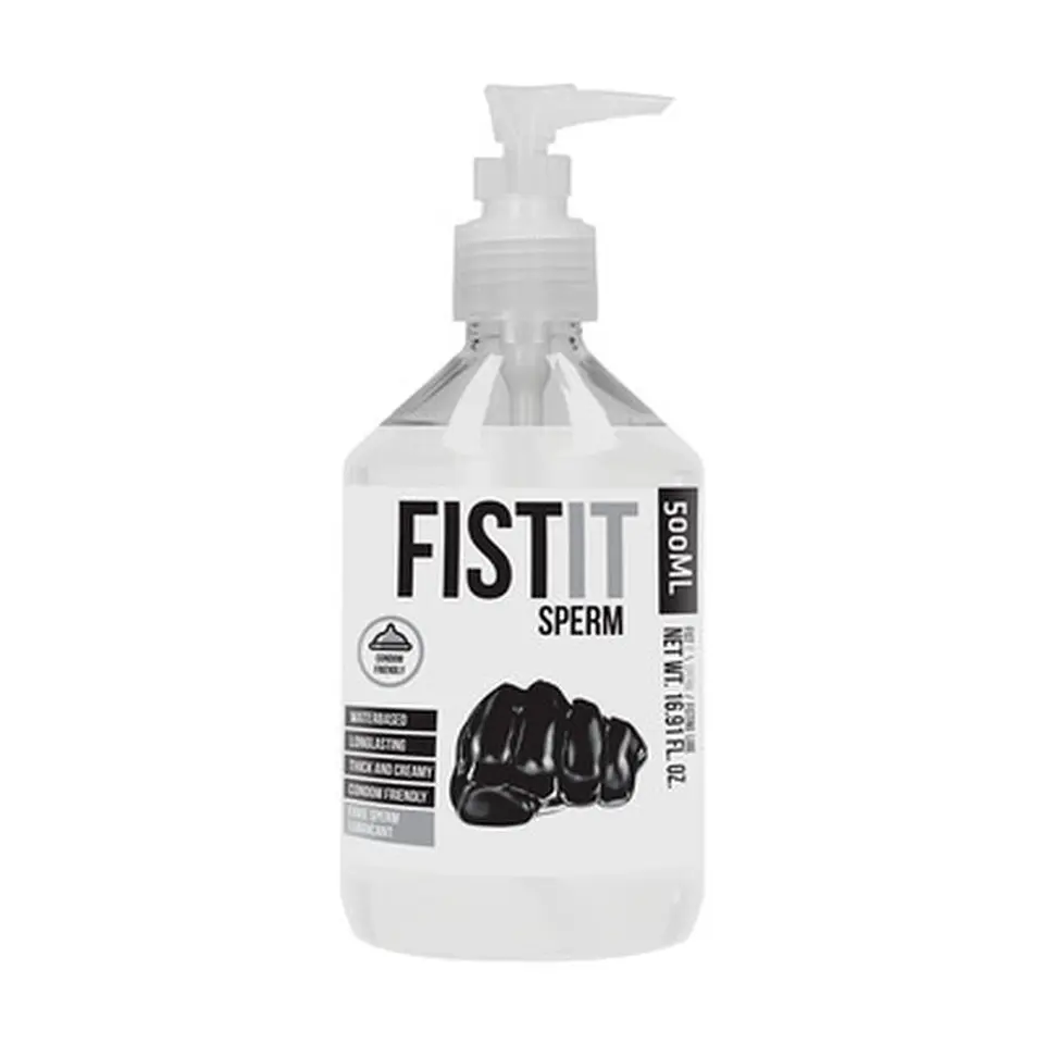 Lubrificante à Base de Água com Aspecto de Esperma 17 Fl Oz 500 ML Fist It 1