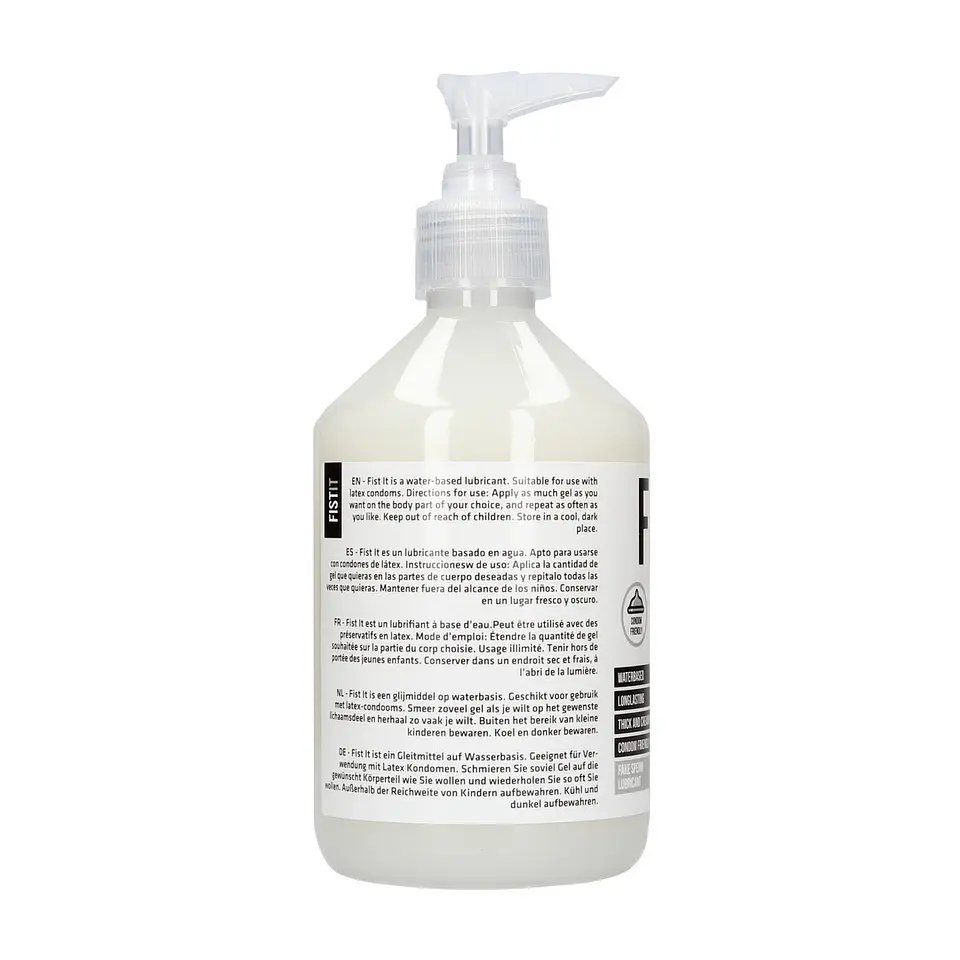 Lubrificante à Base de Água com Aspecto de Esperma 17 Fl Oz 500 ML Fist It 2