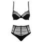 Conjunto Sharlotte Obsessive Preto - Thumbnail 3