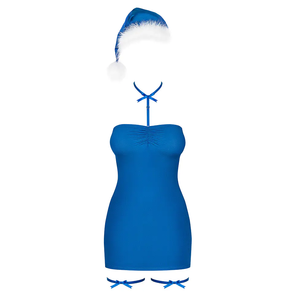 Vestido Kissmas Red Obsessive Azul 3