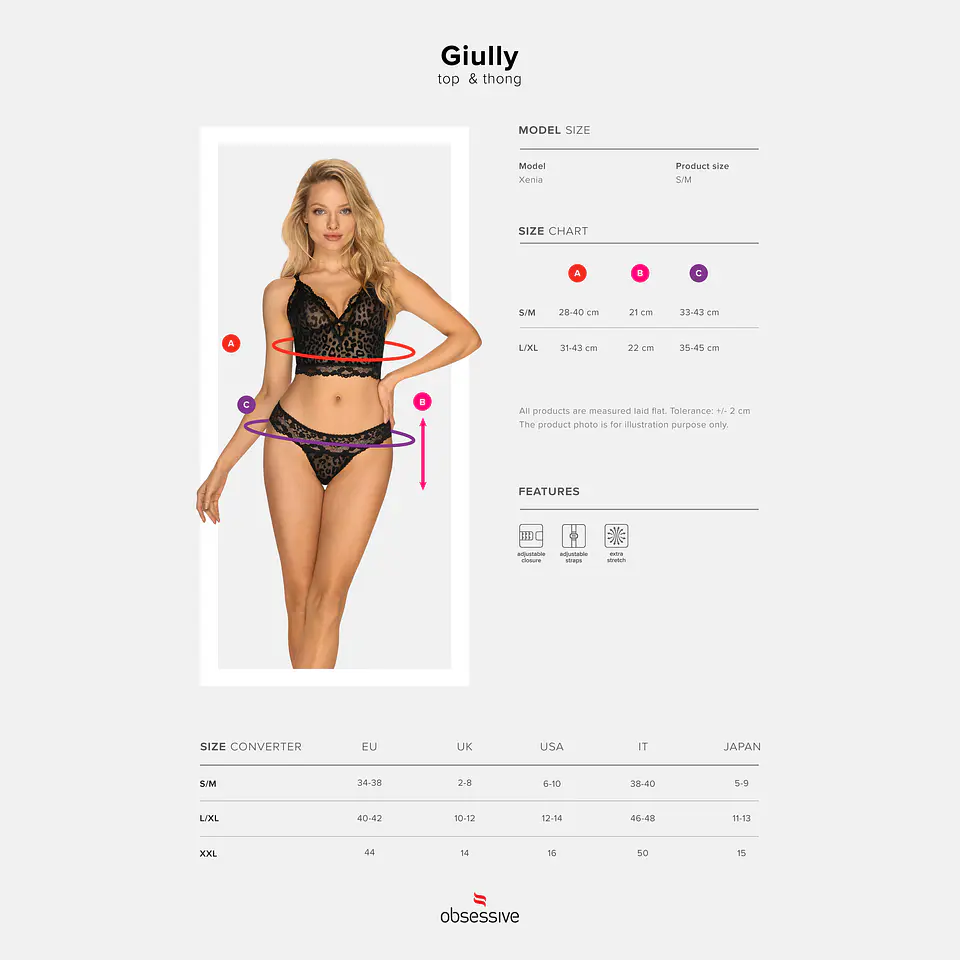 Conjunto Giully Obsessive Preto 5