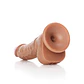 Dildo Realista com Testículos Curved 6 /15.5 CM Realrock - Thumbnail 5