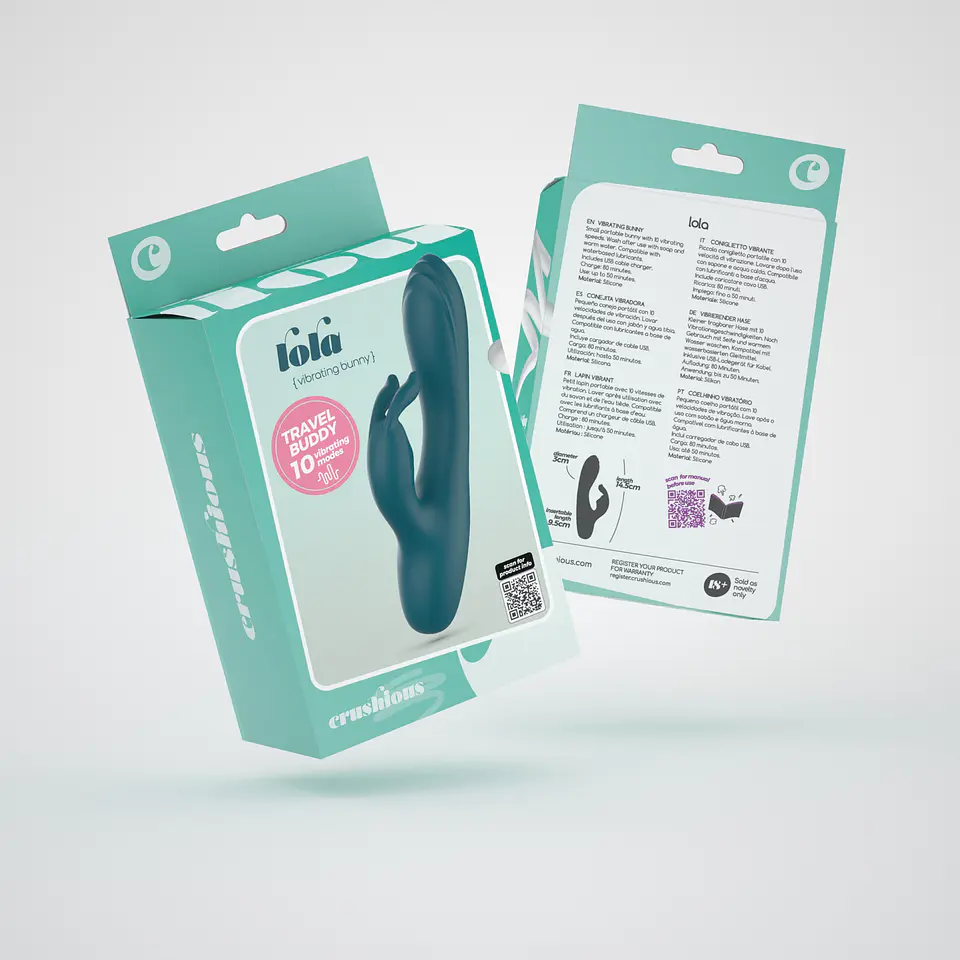 Mini Vibrador Coelho Lola Crushious 2