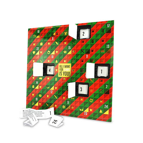 Jogo Erotic Advent Calendar Nl-De-En-Fr-Es-It-Pl-Ru-Se-No Tease & Please