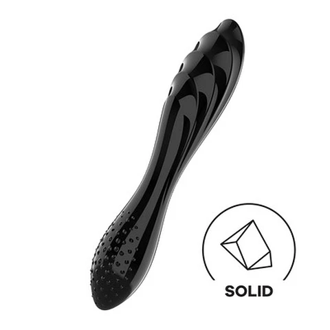 Dildo de Vidro Dazzling Crystal 1 Preto Satisfyer