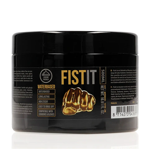 Lubrificante à Base de Água para Fisting 17 Fl Oz 500 ML Fist It