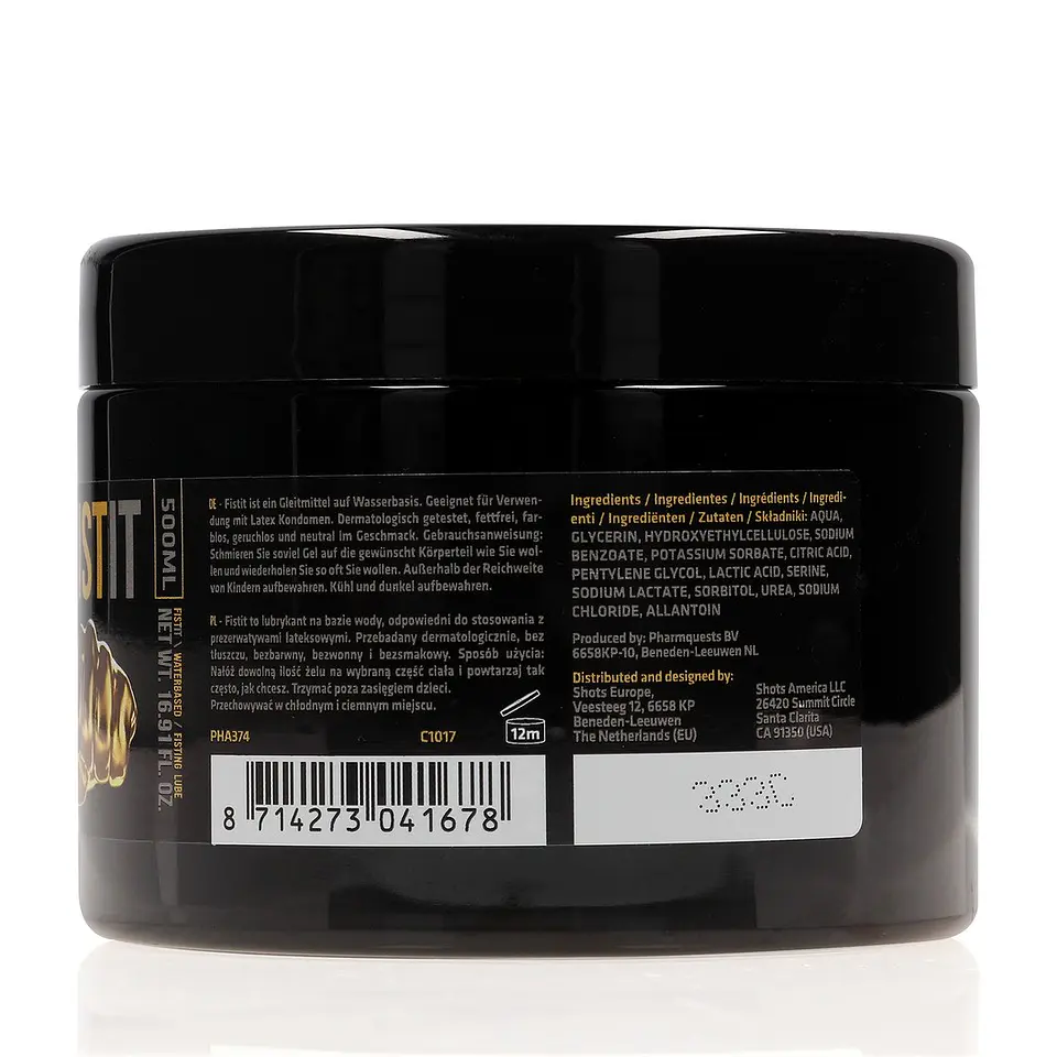 Lubrificante à Base de Água para Fisting 17 Fl Oz 500 ML Fist It 3