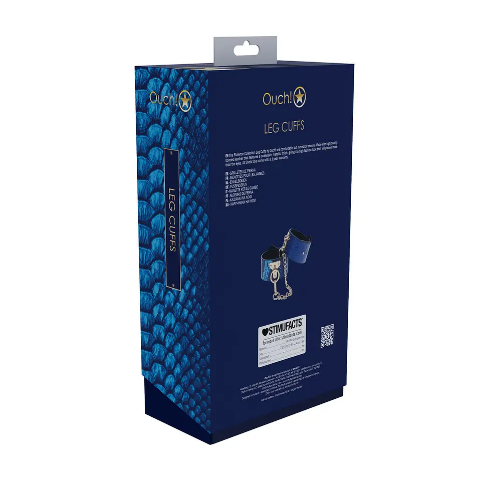Algemas de Tornozelos Florence Collection Azul Ouch! 3