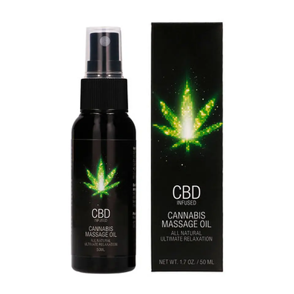 Óleo de Massagem com CBD Cannabis 2 Fl Oz 50 ML Pharmquests 1