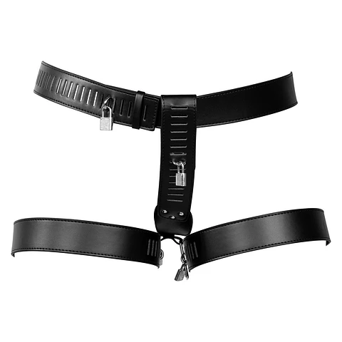 Cinto de Castidade com Restrições de Pernas Xtreme Ouch!