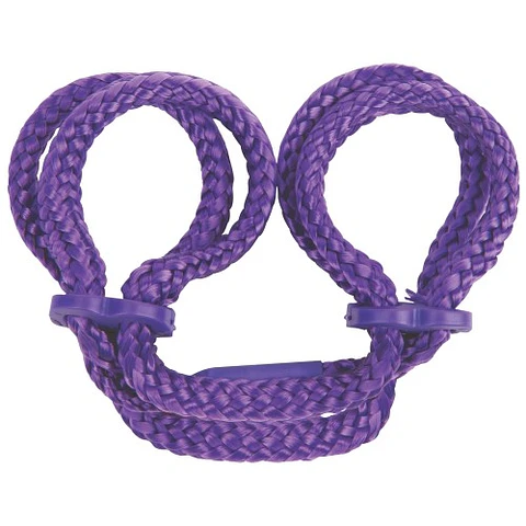 Algemas para os Tornozelos Japanese Silk Love Rope Roxas Tlc®