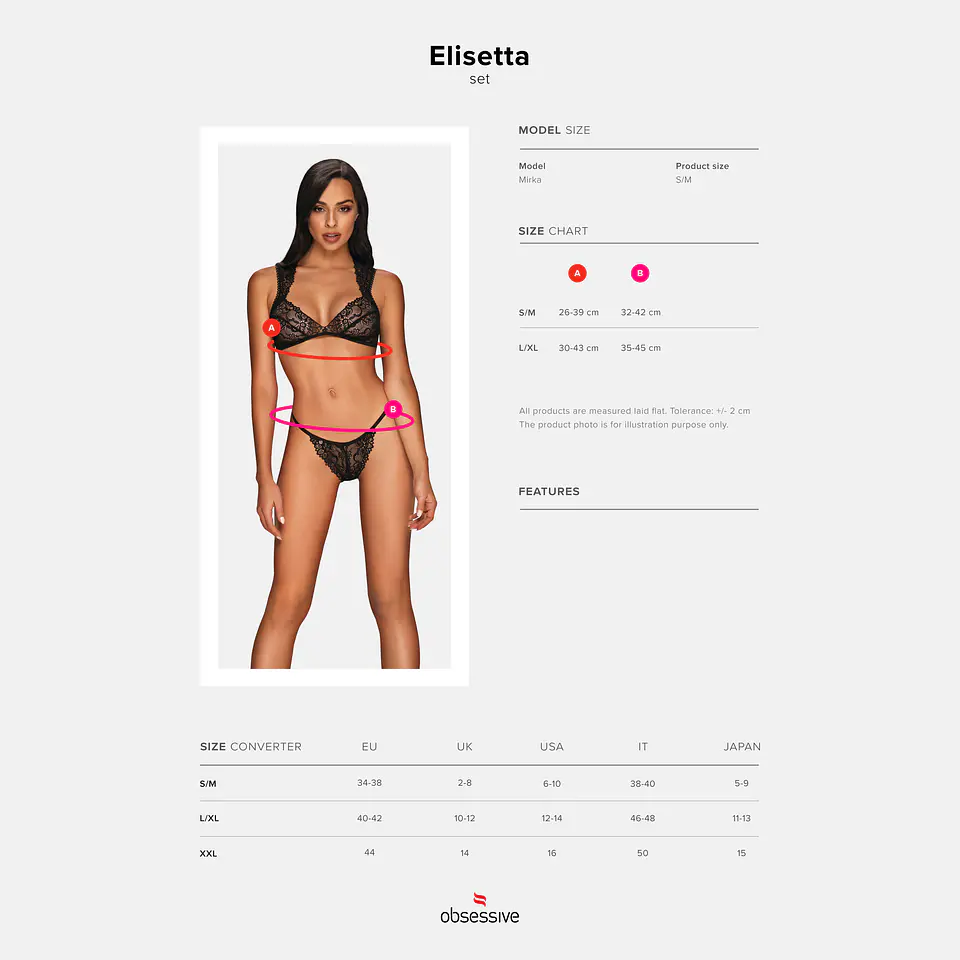 Conjunto Elisetta Obsessive Preto 5