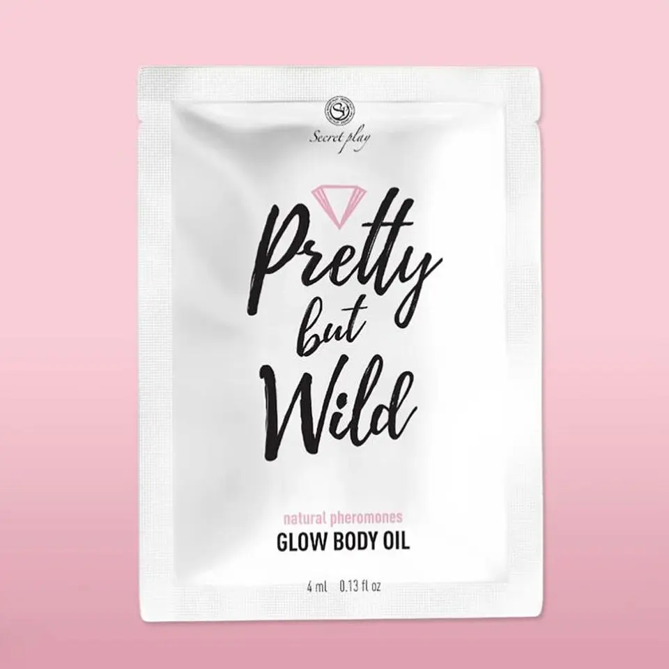 Saqueta de Óleo Corporal Brilhante Glow Body Oil Pretty But Wild Secret Play 4ml 1