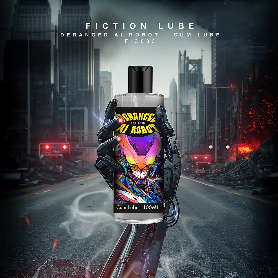Lubrificante à Base de Água Deranged Ai Robot Lube 3.4 Fl Oz /100 ML Ouch! 1