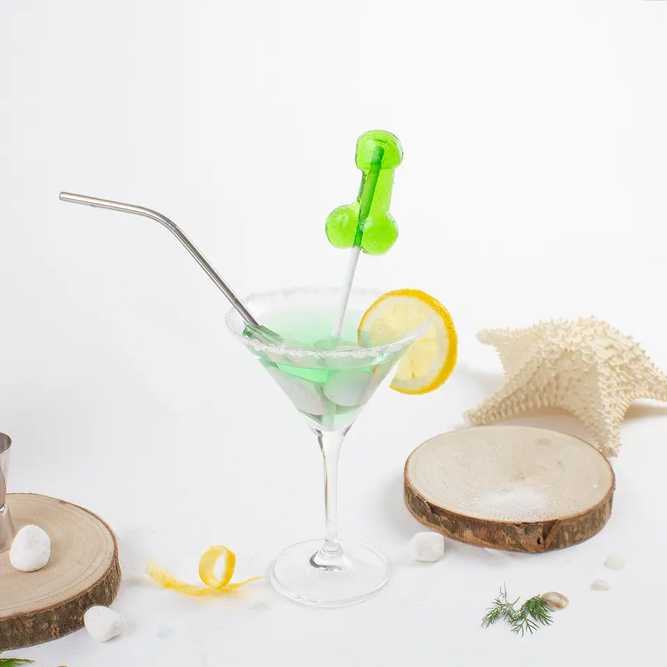 Chupa Chupa Forma de Pénis com Sabor a Caipirinha Secret Play 3
