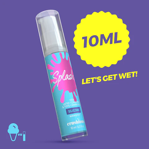 Gel Lubrificante Splash de Silicone Crushious 10ml