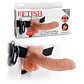 Strap-On Oco com Vibração e Testículos 7' Fetish Fantasy Series Branco - Thumbnail 2
