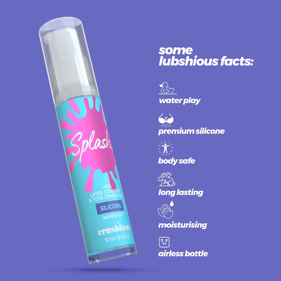 Gel Lubrificante Splash de Silicone Crushious 10ml 6