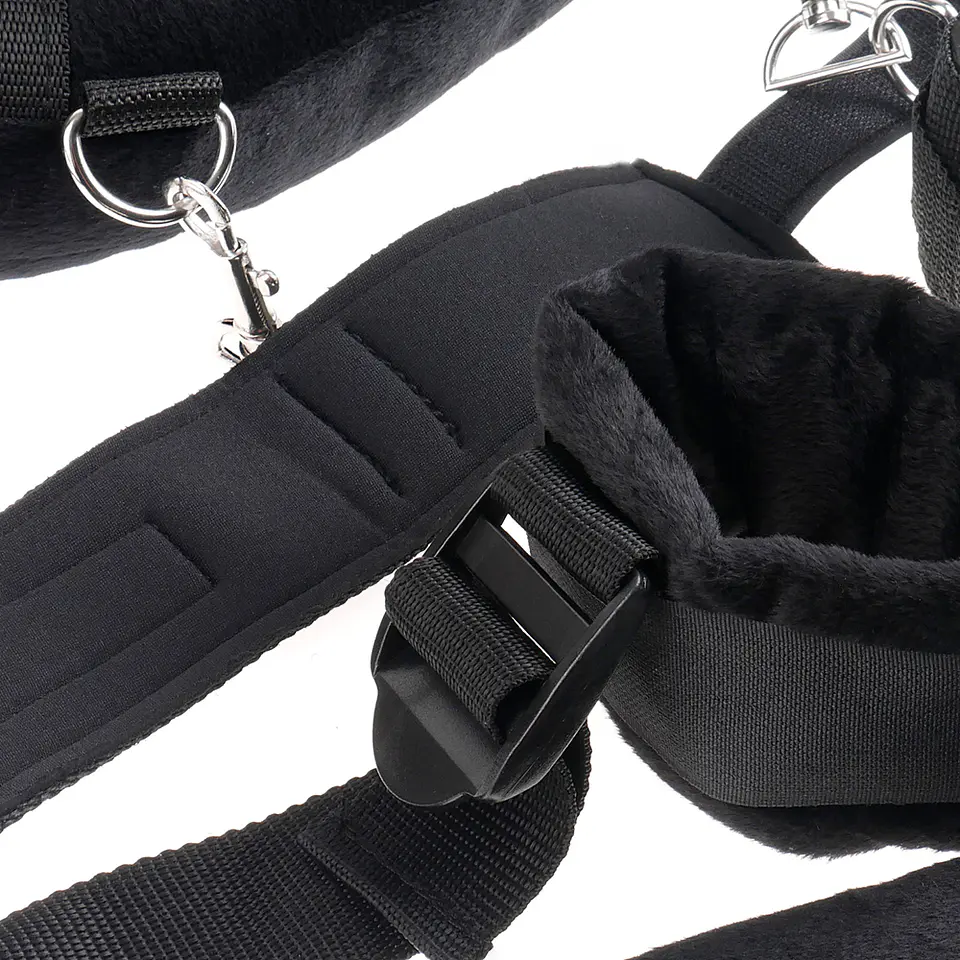 Suporte Position Master com Algemas Fetish Fantasy Series Preto 6