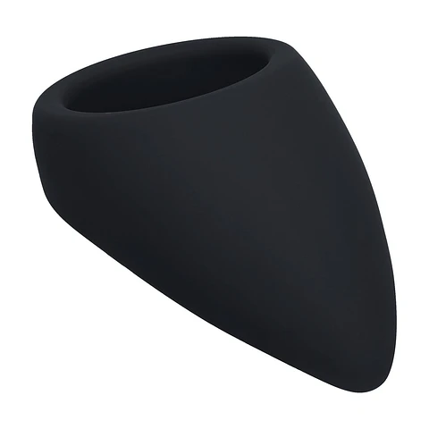Anel para o Pénis em Forma de Lágrima Preto Levelz