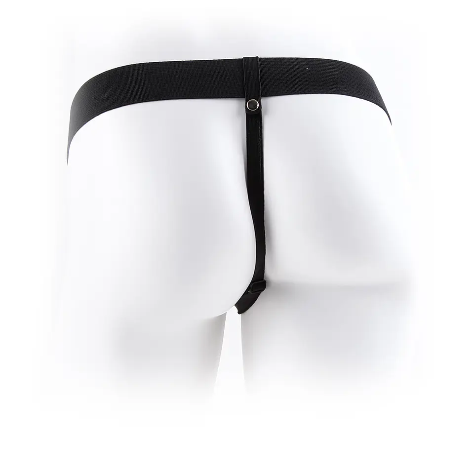 Strap-On Oco com Vibração e Testículos 7' Fetish Fantasy Series Branco 5