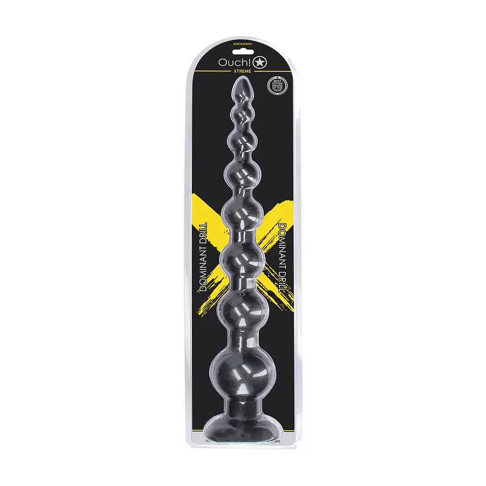 Plug Anal Dominant Drill 55,5 CM Preto Ouch! 2