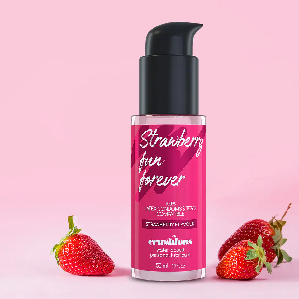 Lubrificante com Sabor a Morango 50 ML Crushious 1