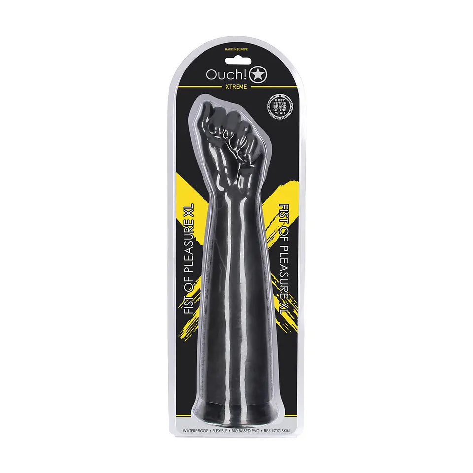 Dildo em Forma de Punho Fist of Pleasure XL 35 CM Preto Ouch! 2