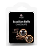 Bolas Lubrificantes Beijáveis Brazilian Balls Sabor a Chocolate 2 X 4gr Secret Play - Thumbnail 4
