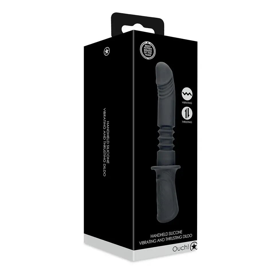 Máquina de Sexo Hand Held Vibrating and Thrusting Ouch! 2