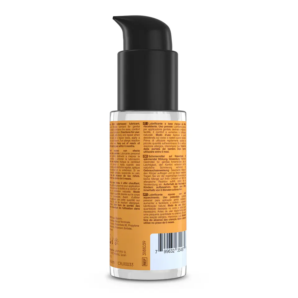 Lubrificante com Efeito Calor 50 ML Crushious 2