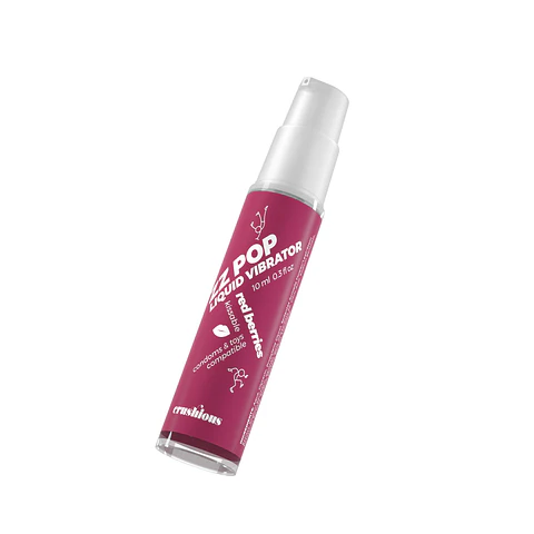 Vibrador Líquido Zz Pop com Aroma Frutos Vermelhos 10ml Crushious