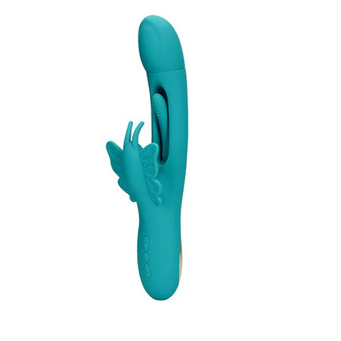 Vibrador Butterfly Flapping G-Spot Peacock Blue Loveline