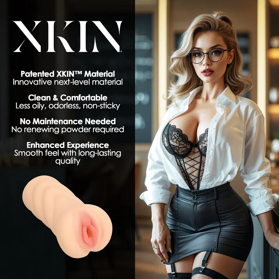 Masturbador Career Girls Tempting Teacher Ms Jenny Jawline TPE Medium 227g Flesh Xkin 4