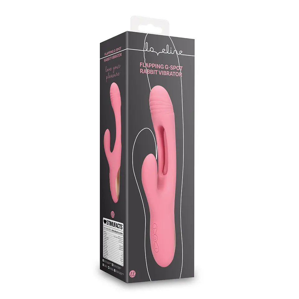Vibrador Flapping G-Spot Rabbit Pink Arabesque Loveline 2