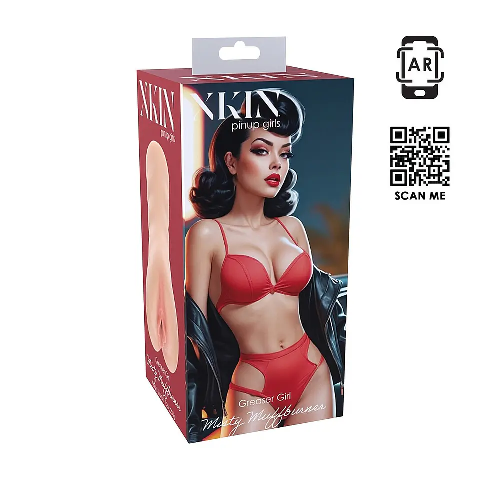 Masturbador Pinup Dolls Greaser Girl Misty Muffburner TPE Medium 204g Flesh Xkin 2