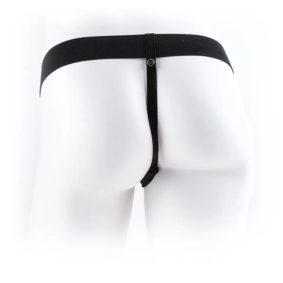 Strap-On Oco com Vibração e Testículos 9' Fetish Fantasy Series Branco 5